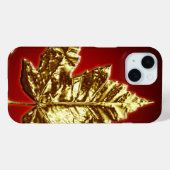 カナダのクールなiPhone 7個の場合の金ゴールドのカナダの葉のギフト Case-Mate iPhoneケース (裏面 (横))