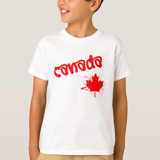 カナダのグラフィティ Tシャツ (正面)