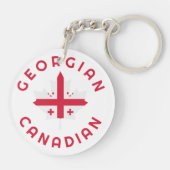 カナダのグルジアのルーツ キーホルダー (裏面)
