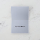 カナダのグースありがとうお畳みカード ノートカード (内部)