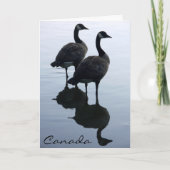 カナダのグースカードカナダのグリーティングカード カード (正面)