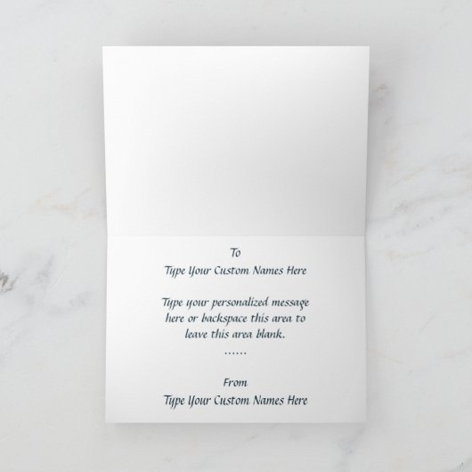 カナダのグースカードカナダのグリーティングカード カード (内部)