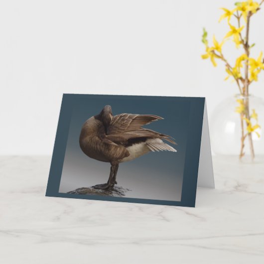 カナダのグースカードカナダのグリーティングカード カード (黄色い花)