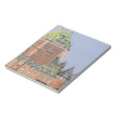 カナダのケベック市のシャトー・フロンテナック。 ノートパッド (回転)