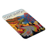 カナダのケープ・ブレトン島の野花 マグネット (右側)
