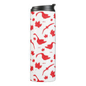 カナダのゲーゼとメープル離れの – カナダ国旗の赤。 タンブラー (回転左)