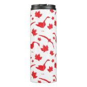 カナダのゲーゼとメープル離れの – カナダ国旗の赤。 タンブラー (裏面)