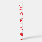 カナダのゲーゼとメープル離れの – カナダ国旗の赤。 Case-Mate iPhoneケース (裏面 / 左)