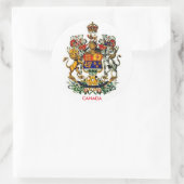 カナダのコート・オブ・アームズ・ラウンド・シール ラウンドシール (バッグ)