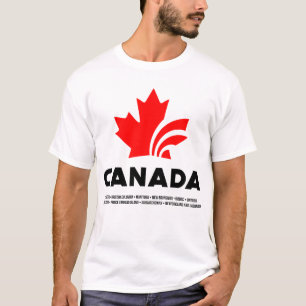 カナダのサクラの葉 Tシャツ