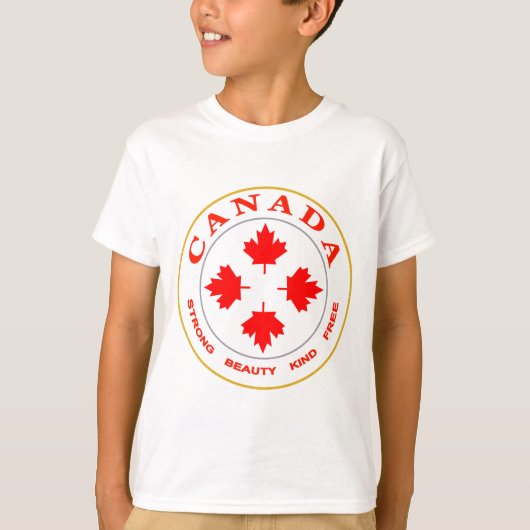 カナダのシンボル Tシャツ (正面)
