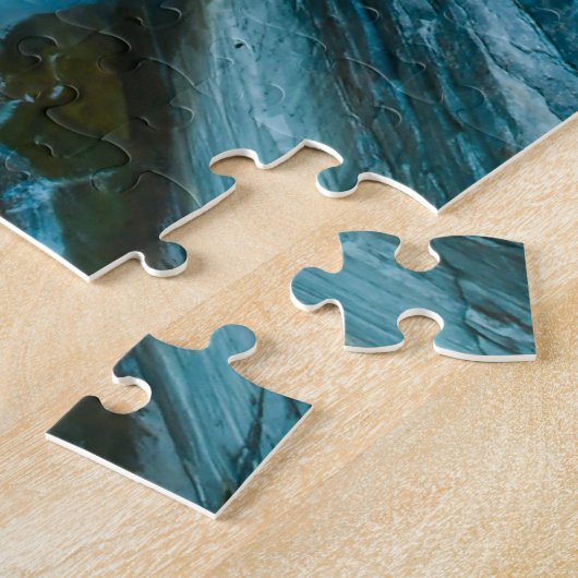 カナダのジャスパー国立公園のアサバスカ秋 ジグソーパズル (側面)