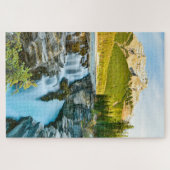 カナダのジャスパー国立公園のアサバスカ秋 ジグソーパズル (横)