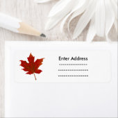 カナダのステッカーラベルMaple Leaf Light house Route ラベル (インサイチュ)