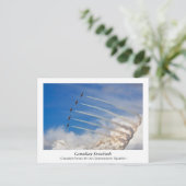 カナダのスノーバードハガキ ポストカード (スタンド正面)