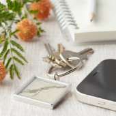 カナダのセントローレンス川 キーホルダー (側面)