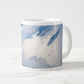 カナダのセントローレンス湾のSunglint。 ジャンボコーヒーマグカップ (正面右)