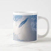 カナダのセントローレンス湾のSunglint。 ジャンボコーヒーマグカップ (右)