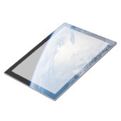 カナダのセントローレンス湾のSunglint。 ノートパッド (アングル)