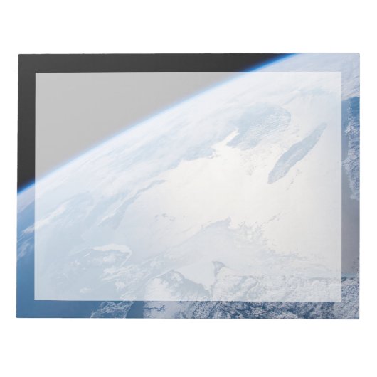 カナダのセントローレンス湾のSunglint。 ノートパッド (正面)