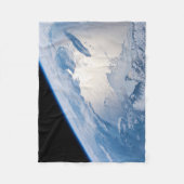 カナダのセントローレンス湾のSunglint。 フリースブランケット (正面)