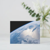 カナダのセントローレンス湾のSunglint。 ポストカード (スタンド正面)