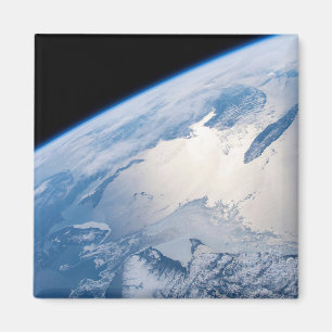 カナダのセントローレンス湾のSunglint。 マグネット