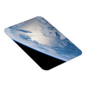 カナダのセントローレンス湾のSunglint。 マグネット (右側)