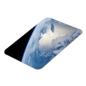 カナダのセントローレンス湾のSunglint。 マグネット (左側)