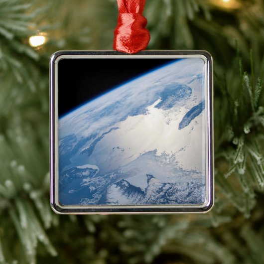 カナダのセントローレンス湾のSunglint。 メタルオーナメント (ツリー)