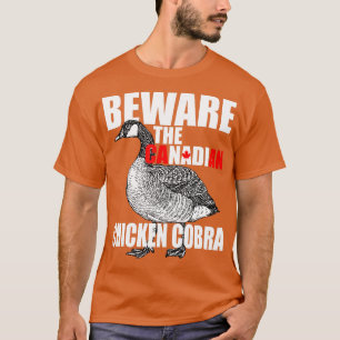 カナダのチキンコブラの悪いおもしろいゴスに注意 Tシャツ
