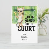 カナダのテニス選手の人生は裁判所でより良い 招待状 (スタンド正面)