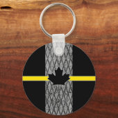 カナダのディスパッチャフラグ キーホルダー (正面)