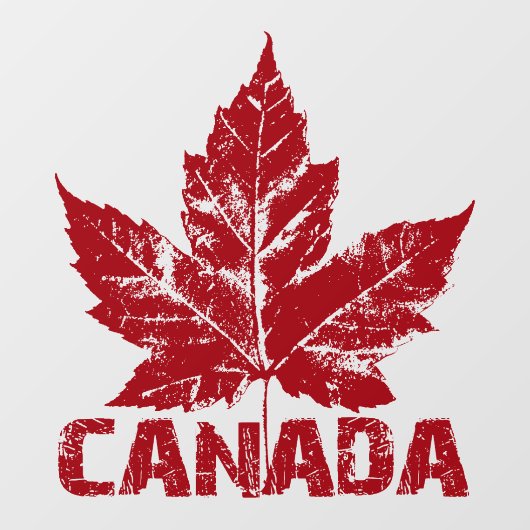 カナダのデカールカッコいいパーソナライズCanadaウィンドウデカール ウィンドウサイン (シート)