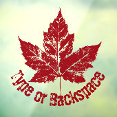 カナダのデカールカッコいいパーソナライズCanadaウィンドウデカール ウィンドウサイン (シート3)