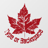 カナダのデカールカッコいいパーソナライズCanadaウィンドウデカール ウィンドウサイン (シート)