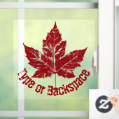 カナダのデカールカッコいいパーソナライズCanadaウィンドウデカール ウィンドウサイン (ホーム)