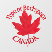 カナダのデカールカッコいいパーソナライズCanadaウィンドウデカール ウィンドウサイン (シート)