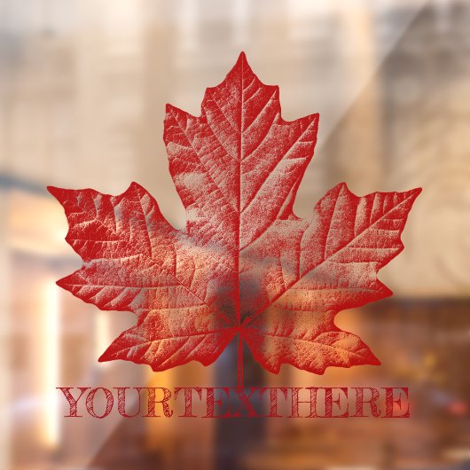 カナダのデカールカッコいいパーソナライズCanadaウィンドウデカール ウィンドウサイン (シート2)