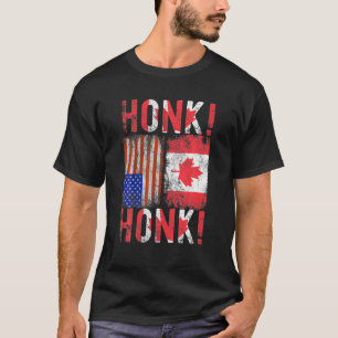 カナダのトラック運転手カナダの自由Convoy Honk本船 Tシャツ