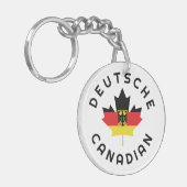 カナダのドイツのルーツ キーホルダー (正面左)