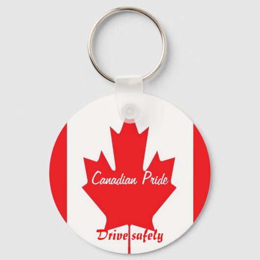 カナダのドライブ安全キーホルダー キーホルダー (正面)