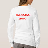 カナダのドラゴン2010年 Tシャツ (裏面)