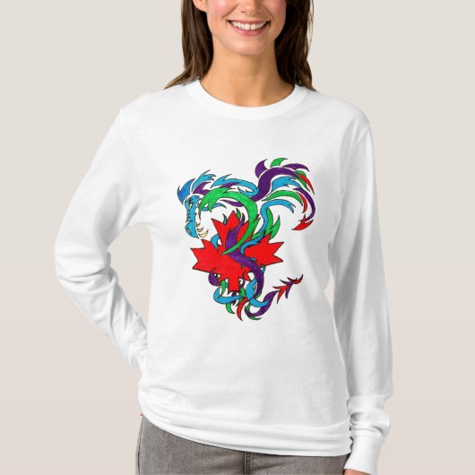 カナダのドラゴン2010年 Tシャツ (正面)