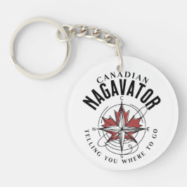 カナダのナガベーターが行く場所を告げる キーホルダー