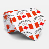 カナダのナース(カナダの旗)のナースの帽子 ネクタイ (ロール)