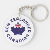 カナダのニュージーランド人ルーツ キーホルダー (裏面)