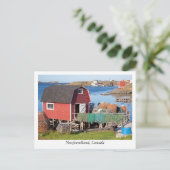 カナダのニューファンドランドからのはがき ポストカード (スタンド正面)