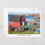 カナダのニューファンドランドからのはがき ポストカード (正面/裏面)
