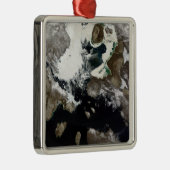 カナダのヌナブトで見える海氷と堆積物 メタルオーナメント (右)